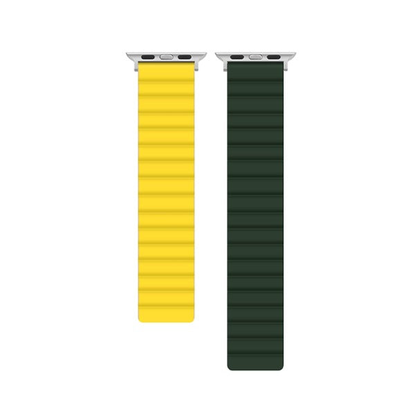 Asli Global Magnetic Band Dual Color For Watch 42/44/45/49mm | Yellow Green Asli Global Magnetic Band Dual Color For Watch 42/44/45/49mm | Yellow Green
